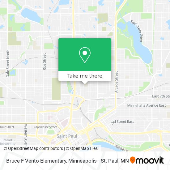 Bruce F Vento Elementary map