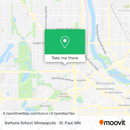 Bethune School map