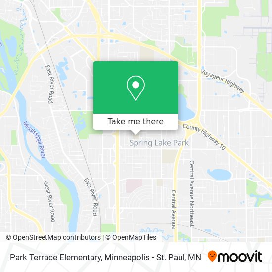 Mapa de Park Terrace Elementary