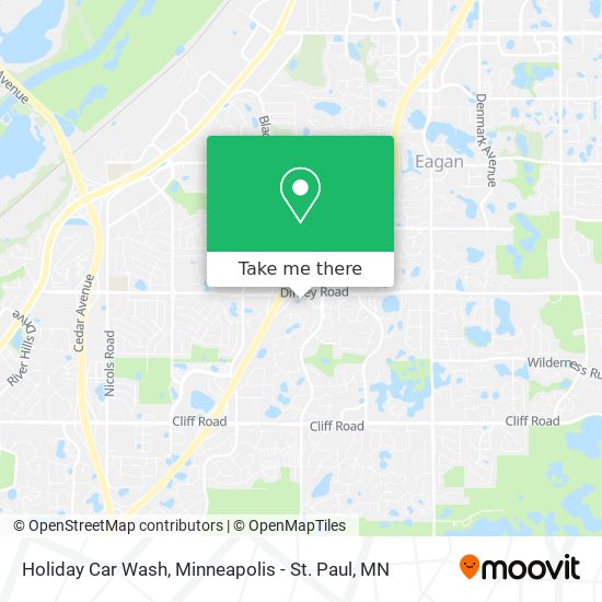 Holiday Car Wash map