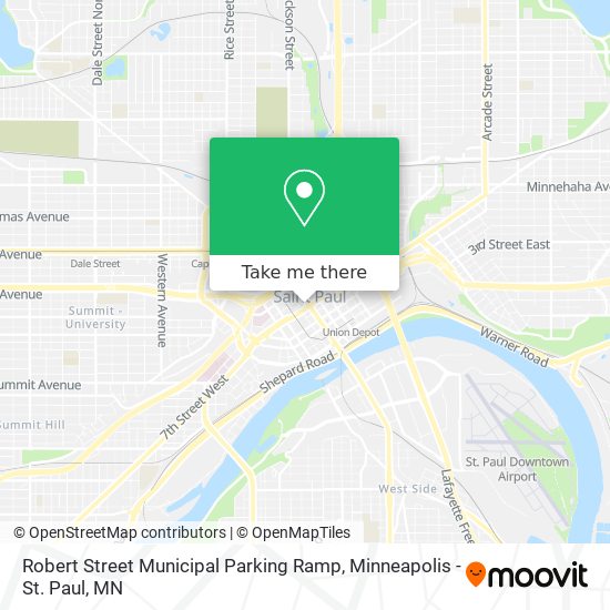 Mapa de Robert Street Municipal Parking Ramp