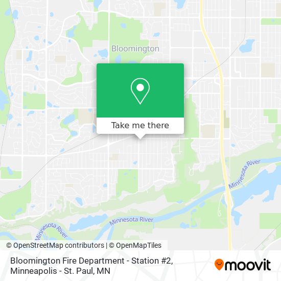 Bloomington Fire Department - Station #2 map