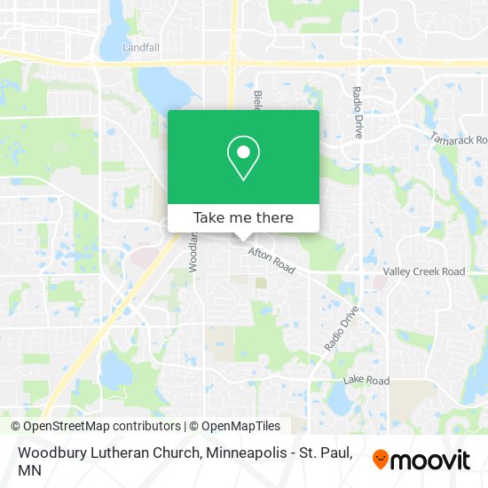 Woodbury Lutheran Church map