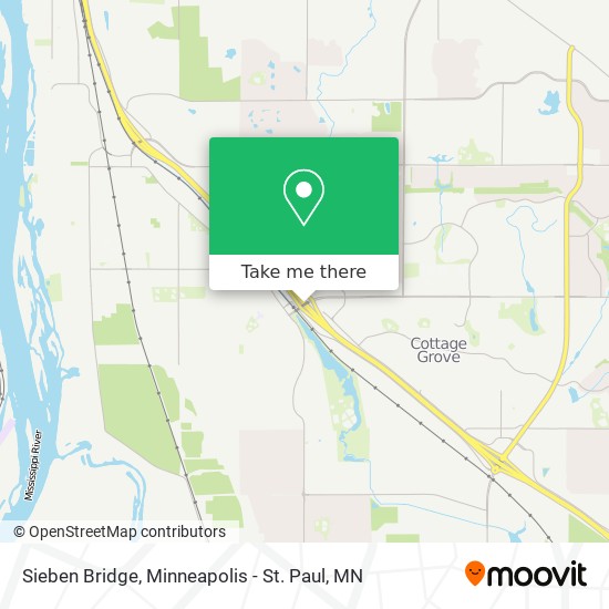 Sieben Bridge map