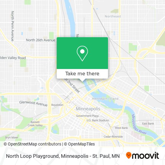 North Loop Playground map
