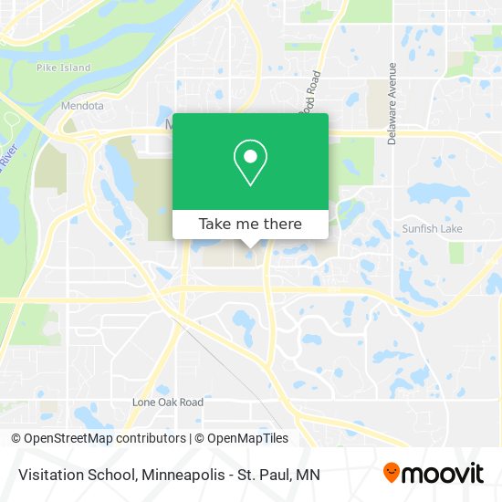 Mapa de Visitation School