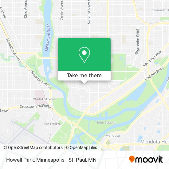 Howell Park map