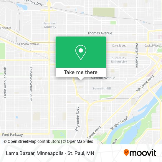 Lama Bazaar map