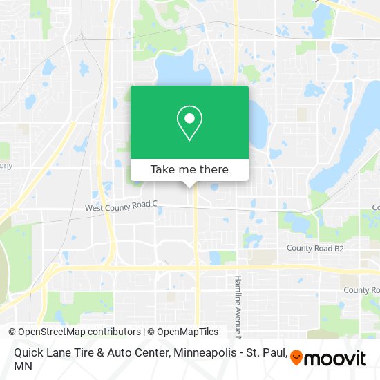 Quick Lane Tire & Auto Center map