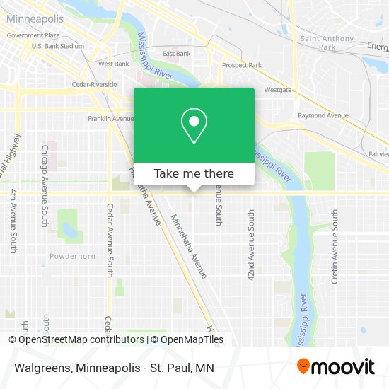 Walgreens map