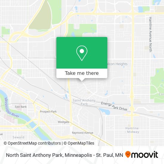 North Saint Anthony Park map