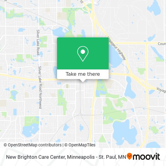 New Brighton Care Center map