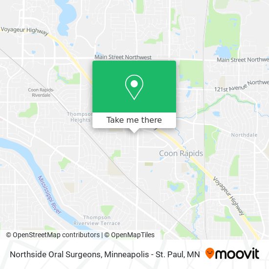 Mapa de Northside Oral Surgeons