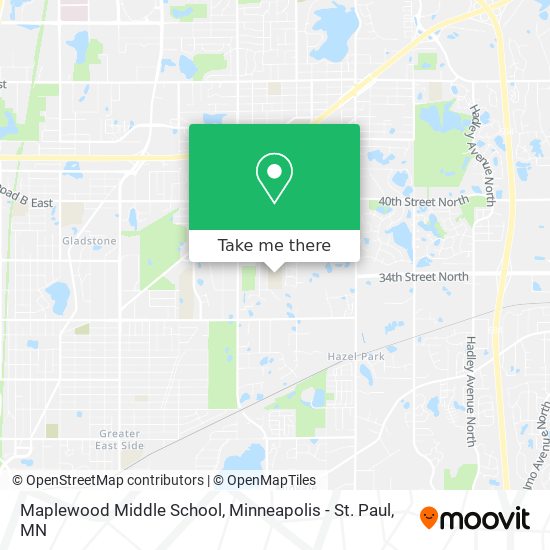 Mapa de Maplewood Middle School