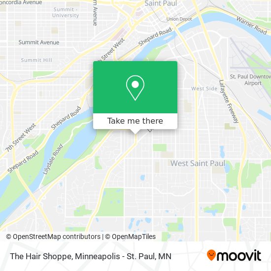 The Hair Shoppe map