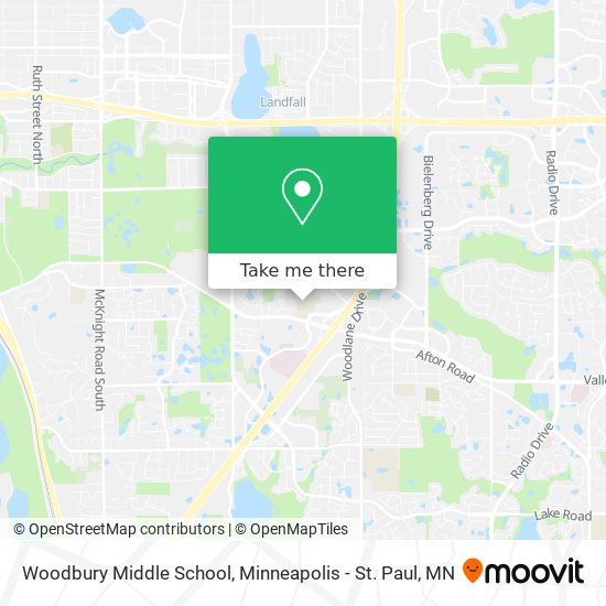 Woodbury Middle School map