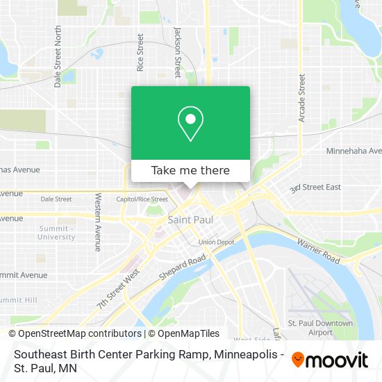 Mapa de Southeast Birth Center Parking Ramp