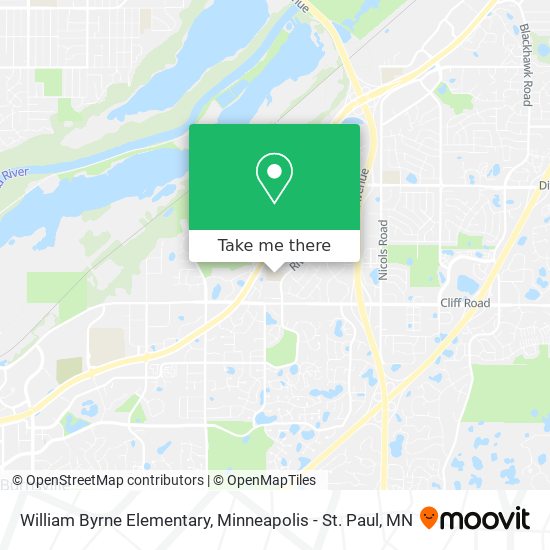 William Byrne Elementary map