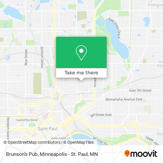 Brunson's Pub map