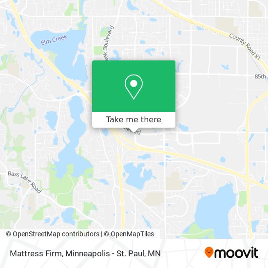 Mattress Firm map