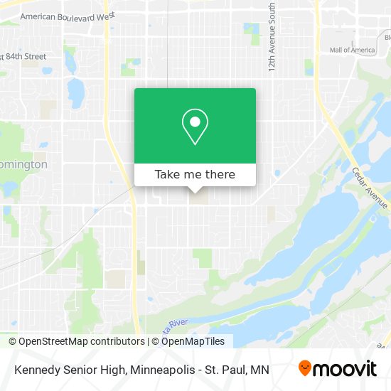 Mapa de Kennedy Senior High