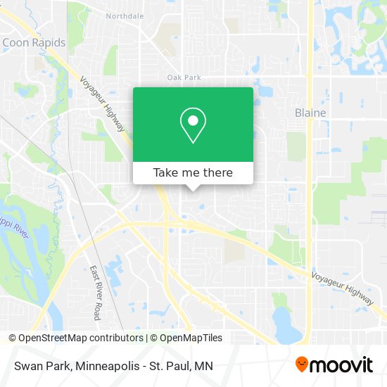 Swan Park map