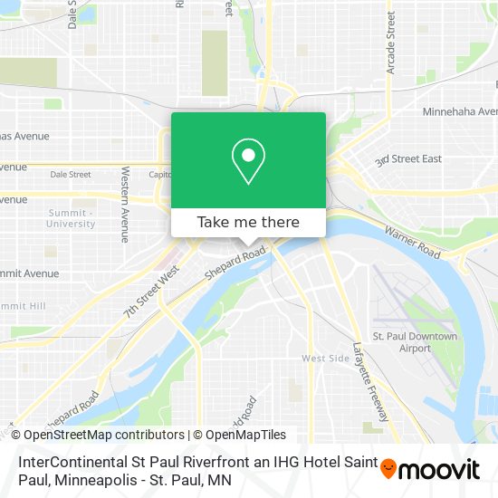 Luxury Hotel near Minneapolis Airport  InterContinental Saint Paul  Riverfront