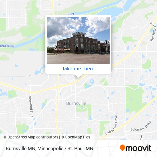 Burnsville MN map