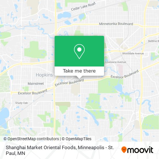 Shanghai Market Oriental Foods map