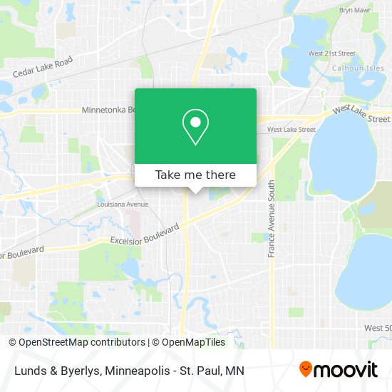 Lunds & Byerlys map