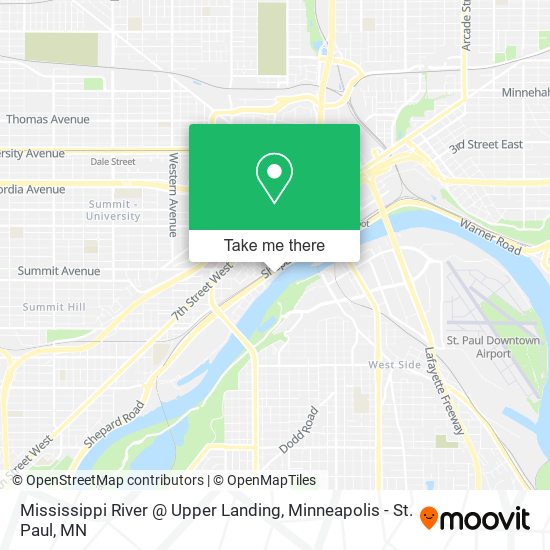 Mapa de Mississippi River @ Upper Landing