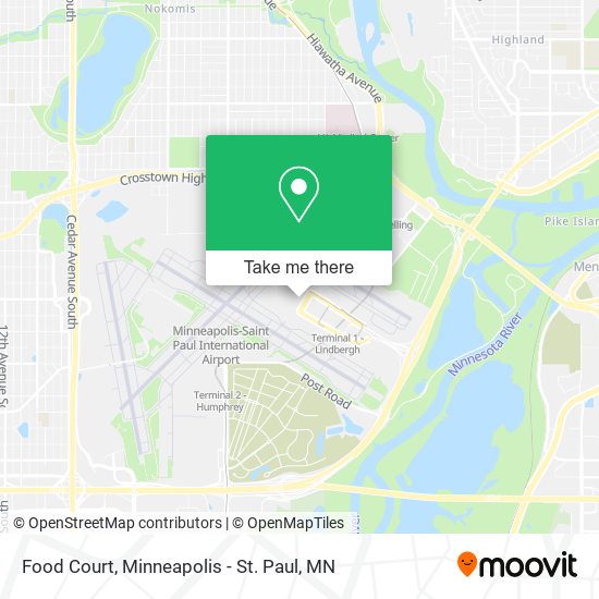 Food Court map