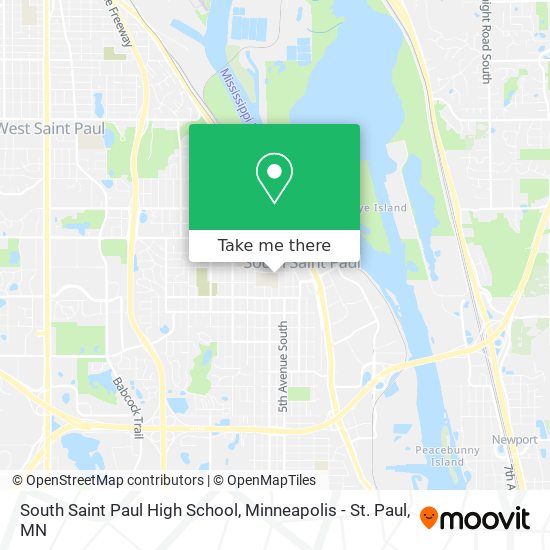 South Saint Paul High School map