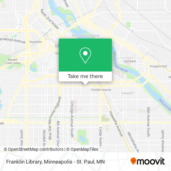 Franklin Library map