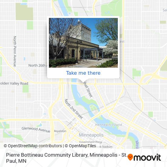 Pierre Bottineau Community Library map