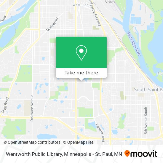 Wentworth Public Library map