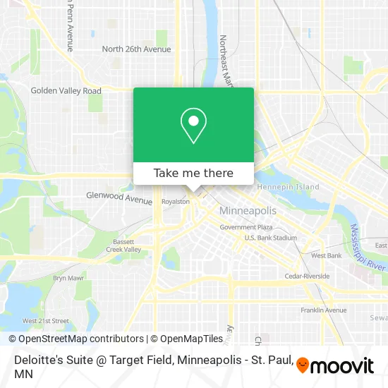 Deloitte's Suite @ Target Field map