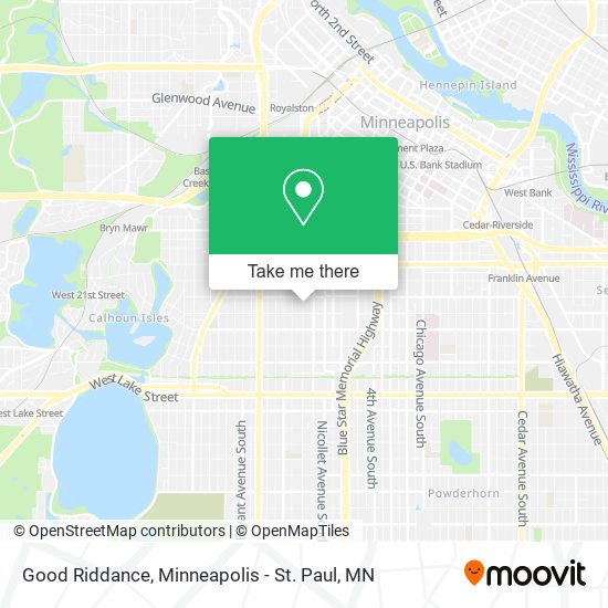 Good Riddance map