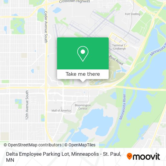 Mapa de Delta Employee Parking Lot