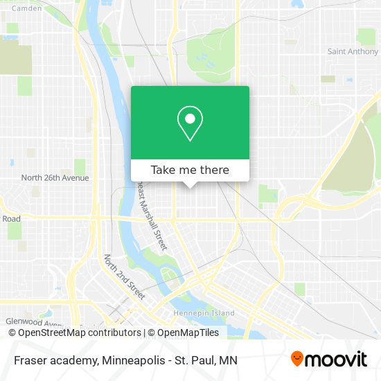 Mapa de Fraser academy