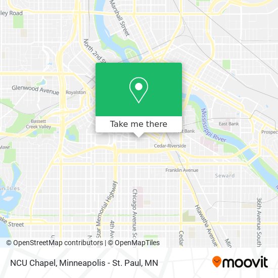 NCU  Chapel map