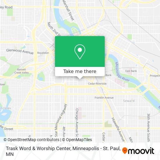 Mapa de Trask Word & Worship Center
