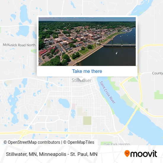 Stillwater, MN map