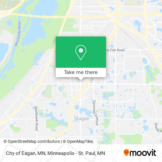 Mapa de City of Eagan, MN