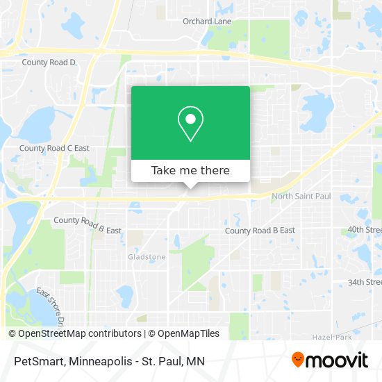 PetSmart map