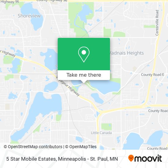 Mapa de 5 Star Mobile Estates