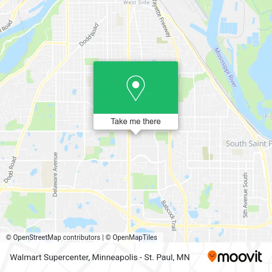 Walmart Supercenter map