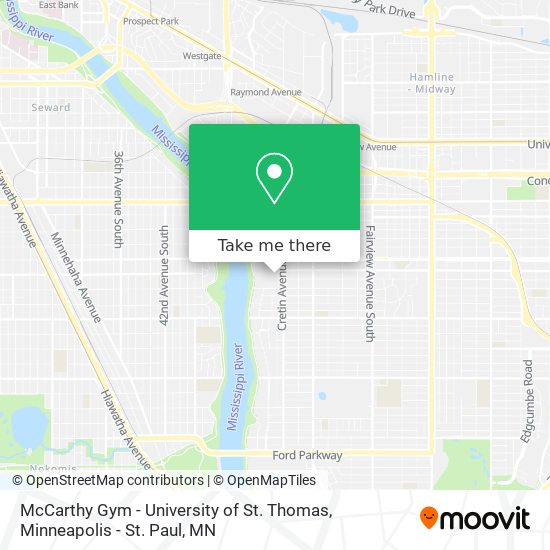 Mapa de McCarthy Gym - University of St. Thomas