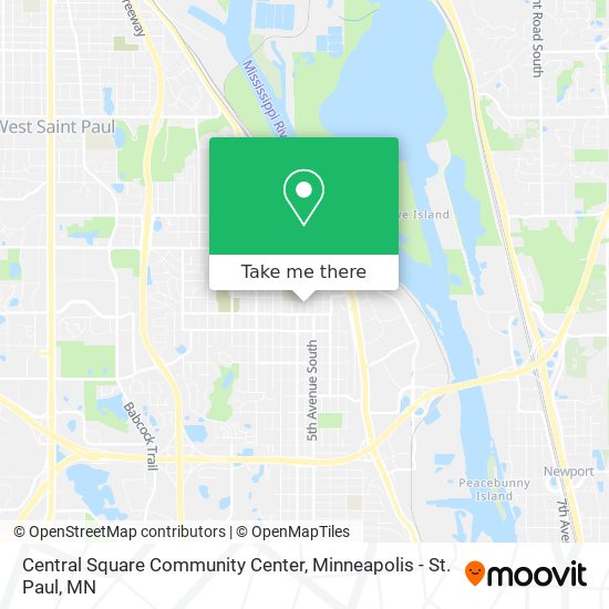 Central Square Community Center map