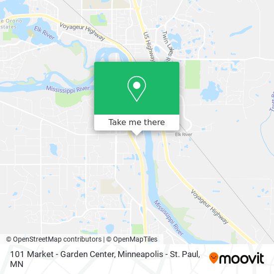 101 Market - Garden Center map